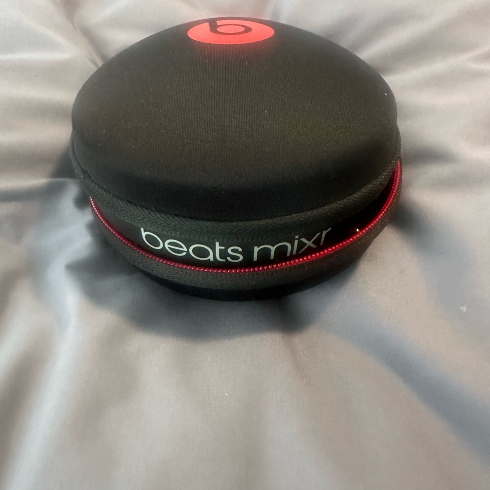 Beats by Dre Mixr Black and Red Headphones